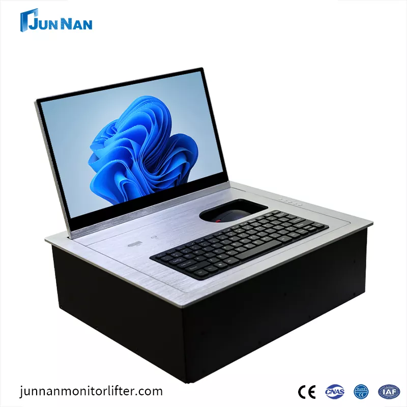 ¿Por qué el monitor LCD Flip-Flop es la opción más inteligente para las mesas de conferencias modernas?