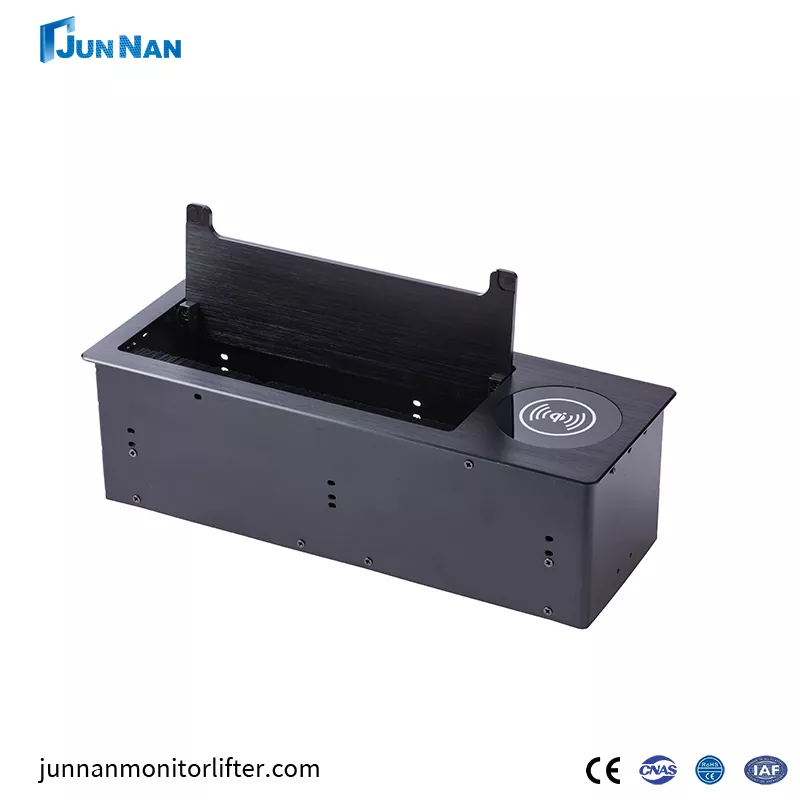 Hidden Desk Wireless Charge Smart Office Mobiliario de muebles de mesa