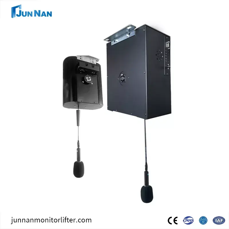 Colgador de elevación de micrófono