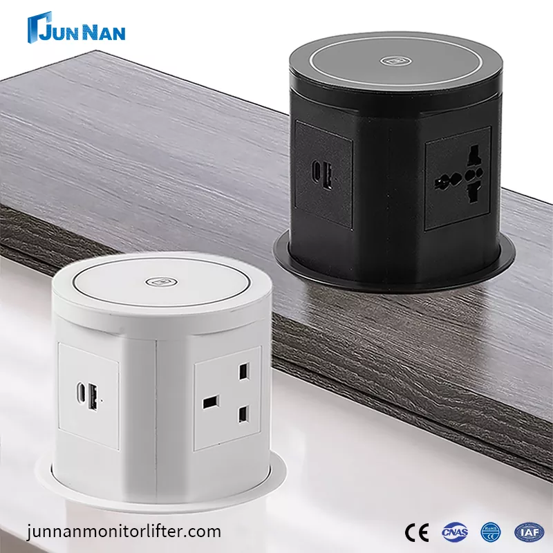 Enchufe inteligente de enchufe emergente con USB y carga inalámbrica wifi